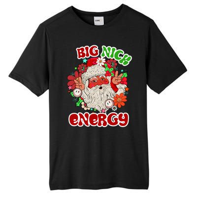 Big Nick Energy Hippie Santa Claus Christmas Peace Tall Fusion ChromaSoft Performance T-Shirt