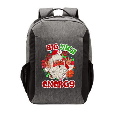 Big Nick Energy Hippie Santa Claus Christmas Peace Vector Backpack