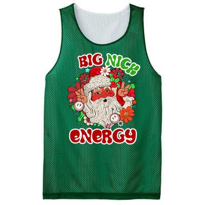 Big Nick Energy Hippie Santa Claus Christmas Peace Mesh Reversible Basketball Jersey Tank