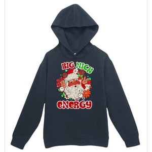 Big Nick Energy Hippie Santa Claus Christmas Peace Urban Pullover Hoodie