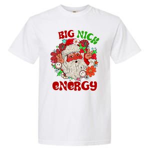 Big Nick Energy Hippie Santa Claus Christmas Peace Garment-Dyed Heavyweight T-Shirt