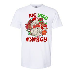 Big Nick Energy Hippie Santa Claus Christmas Peace Softstyle CVC T-Shirt