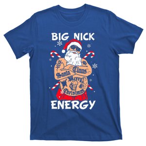 Big Nick Energy Funny Santa Christmas Family Matching   T-Shirt