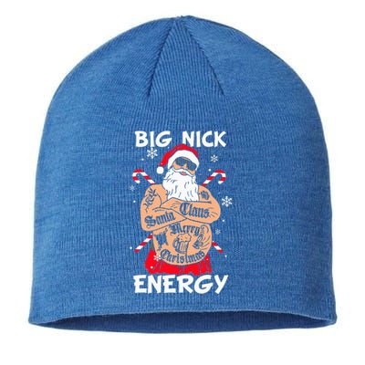 Big Nick Energy Funny Santa Christmas Family Matching   Sustainable Beanie