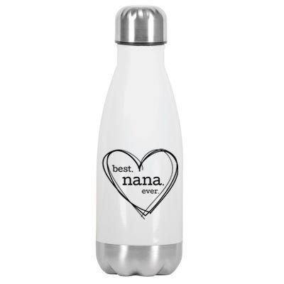 Best Nana Ever Meaningful Gift (National Grandparents Day) Stainless Steel Insulated Water Bottle