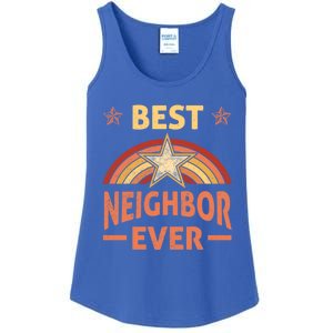 Best Neighbor Ever Retro Neighborhood Next Door Neighbors Gift Ladies Essential Tank