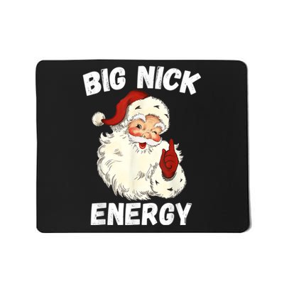 Big Nick Energy Santa Groovy Retro Vintage Mousepad