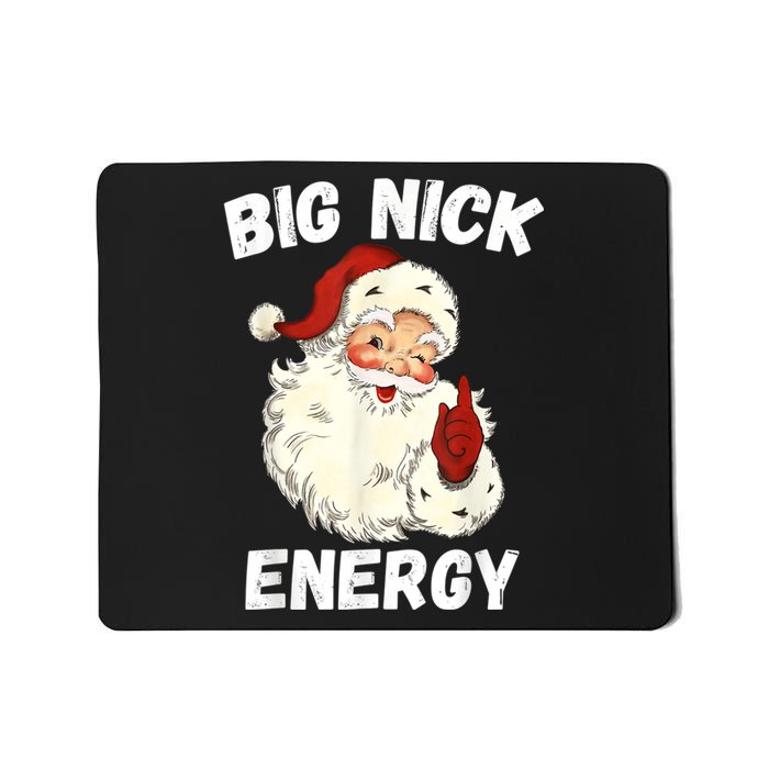 Big Nick Energy Santa Groovy Retro Vintage Mousepad