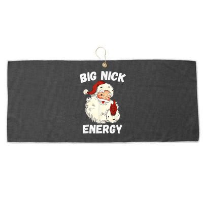 Big Nick Energy Santa Groovy Retro Vintage Large Microfiber Waffle Golf Towel