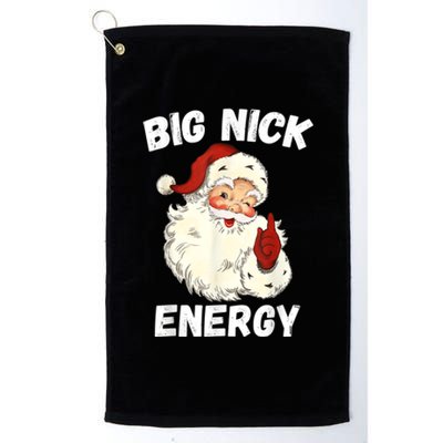 Big Nick Energy Santa Groovy Retro Vintage Platinum Collection Golf Towel