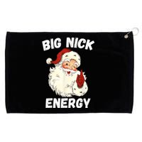 Big Nick Energy Santa Groovy Retro Vintage Grommeted Golf Towel