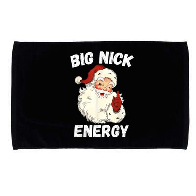 Big Nick Energy Santa Groovy Retro Vintage Microfiber Hand Towel