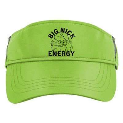 Big Nick Energy Funny Xmas Christmas Gift Adult Drive Performance Visor