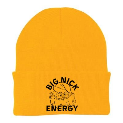 Big Nick Energy Funny Xmas Christmas Gift Knit Cap Winter Beanie