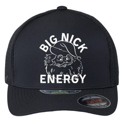 Big Nick Energy Funny Xmas Christmas Gift Flexfit Unipanel Trucker Cap