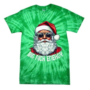 Big Nick Energy Funny Santa Christmas Tie-Dye T-Shirt