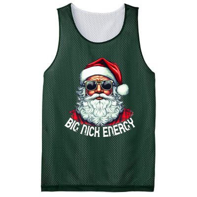 Big Nick Energy Funny Santa Christmas  Mesh Reversible Basketball Jersey Tank