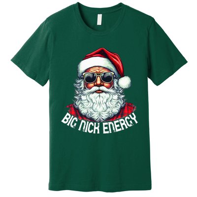 Big Nick Energy Funny Santa Christmas  Premium T-Shirt