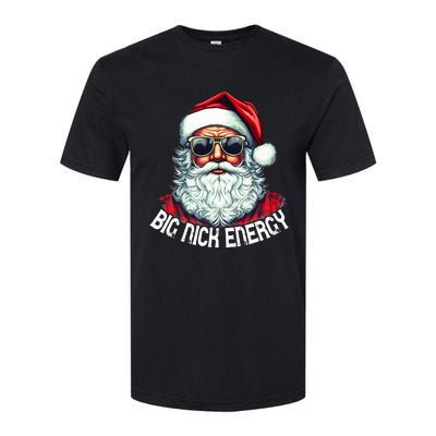 Big Nick Energy Funny Santa Christmas  Softstyle CVC T-Shirt