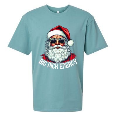 Big Nick Energy Funny Santa Christmas  Sueded Cloud Jersey T-Shirt