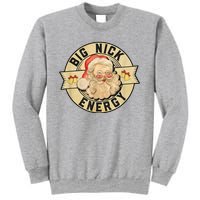 Big Nick Energy Vintage Christmas Santa Sweatshirt