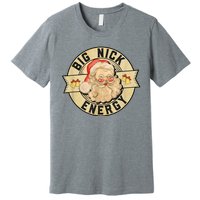 Big Nick Energy Vintage Christmas Santa Premium T-Shirt