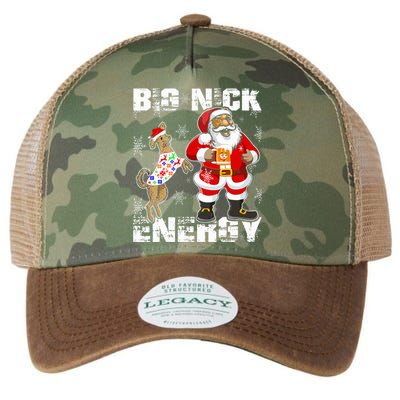 Big Nick Energy Funny Santa Christmas Legacy Tie Dye Trucker Hat