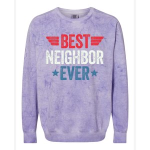 Best Neighbor Ever Colorblast Crewneck Sweatshirt