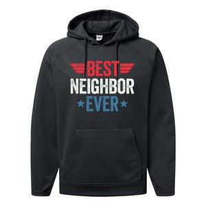 Best Neighbor Ever Performance Fleece Hoodie