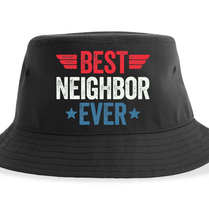 Best Neighbor Ever Sustainable Bucket Hat