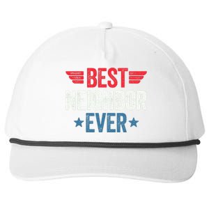 Best Neighbor Ever Snapback Five-Panel Rope Hat