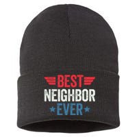 Best Neighbor Ever Sustainable Knit Beanie