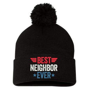 Best Neighbor Ever Pom Pom 12in Knit Beanie