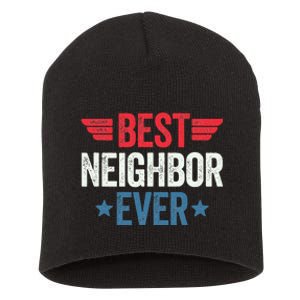 Best Neighbor Ever Short Acrylic Beanie