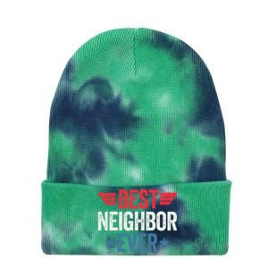 Best Neighbor Ever Tie Dye 12in Knit Beanie