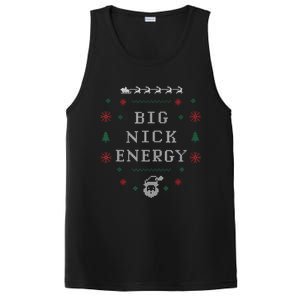 Big Nick Energy Funny Xmas Christmas Holiday PosiCharge Competitor Tank