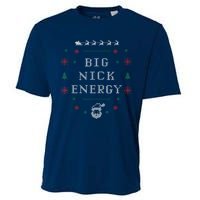 Big Nick Energy Funny Xmas Christmas Holiday Cooling Performance Crew T-Shirt