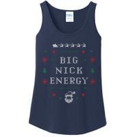 Big Nick Energy Funny Xmas Christmas Holiday Ladies Essential Tank