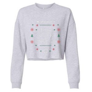 Big Nick Energy Funny Xmas Christmas Holiday Cropped Pullover Crew