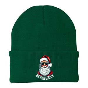 Big Nick Energy Funny Santa Christmas Knit Cap Winter Beanie