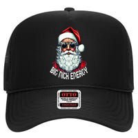 Big Nick Energy Funny Santa Christmas High Crown Mesh Back Trucker Hat