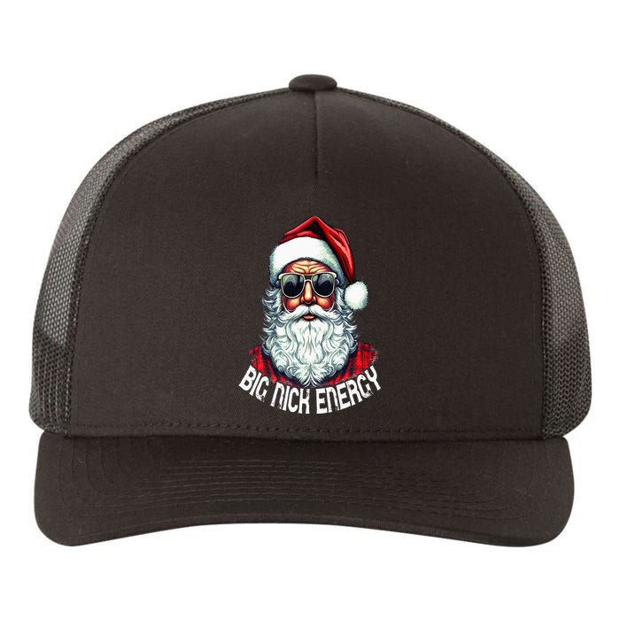 Big Nick Energy Funny Santa Christmas Yupoong Adult 5-Panel Trucker Hat