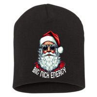 Big Nick Energy Funny Santa Christmas Short Acrylic Beanie