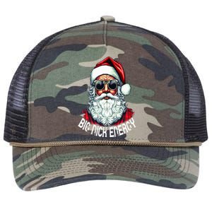 Big Nick Energy Funny Santa Christmas Retro Rope Trucker Hat Cap