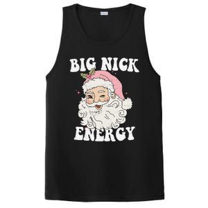 Big Nick Energy Santa Funny Xmas Retro Christmas PosiCharge Competitor Tank