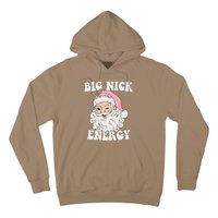 Big Nick Energy Santa Funny Xmas Retro Christmas Hoodie