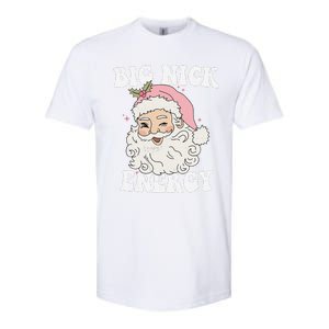 Big Nick Energy Santa Funny Xmas Retro Christmas Softstyle CVC T-Shirt