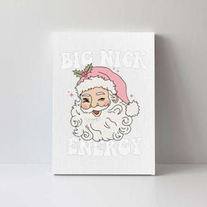 Big Nick Energy Santa Funny Xmas Retro Christmas Canvas