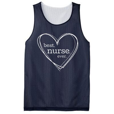 Best Nurse Ever (XL Hearts For National Nurses Day) Mesh Reversible Basketball Jersey Tank