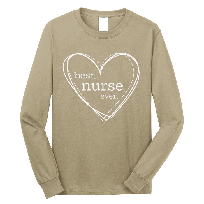 Best Nurse Ever (XL Hearts For National Nurses Day) Long Sleeve Shirt